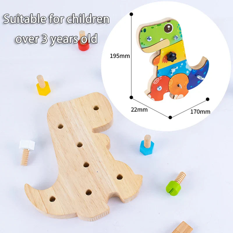 Dino Screwdriver Board™ - Draai & Ontdek - Sensorisch Speelgoed