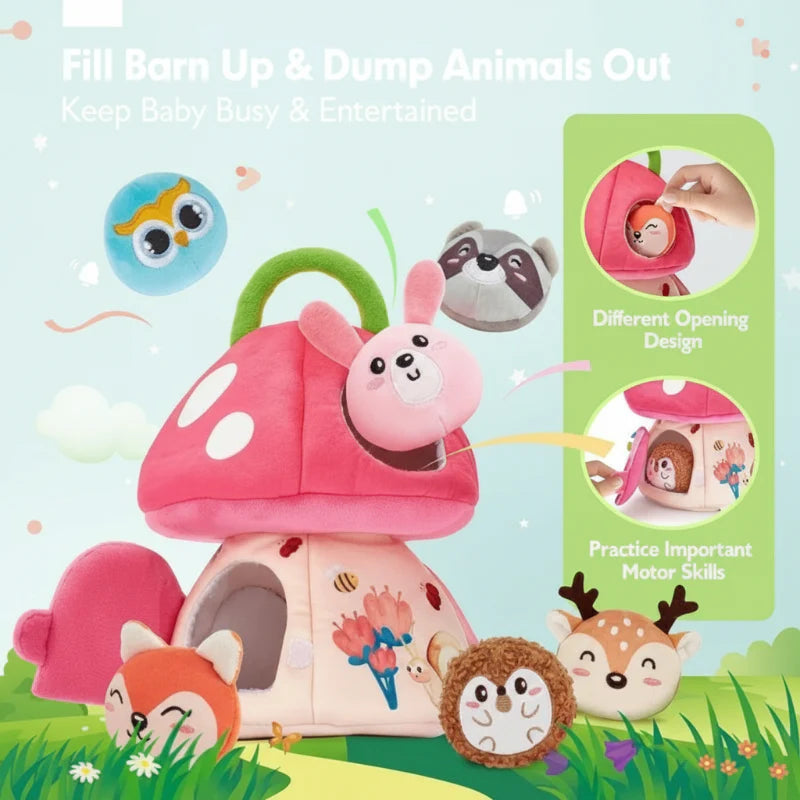 JungleHive – Jugar y Aprender – Peluche Sensorial del Bosque