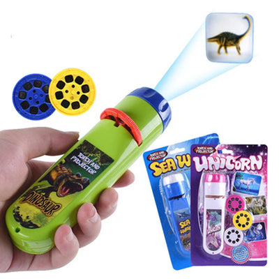 Glow Tales™ – Imágenes de Cuentos para Dormir – Linterna con Proyección de Juguete