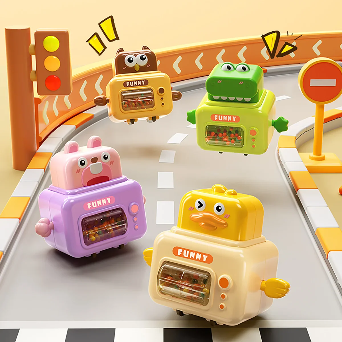 Car Puzzle™️ - Le plaisir de jouer sur roues - Voiture jouet animaux