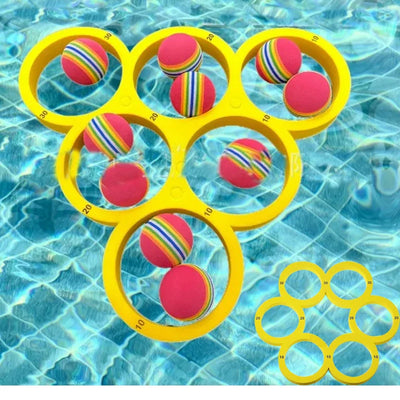 Fun Splash - ¡Salpica y juega - Juego de aros acuáticos