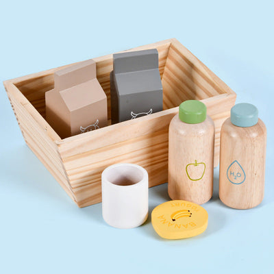 Wooden Simulation Breakfast Toys - Open ended wooden toys