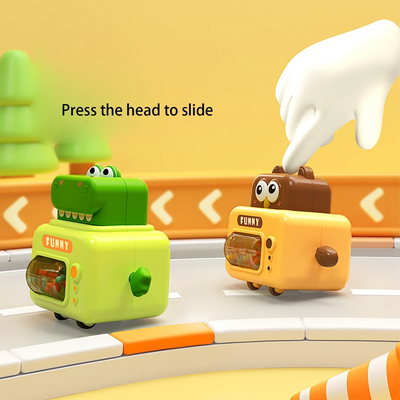 Car Puzzle™️ - Le plaisir de jouer sur roues - Voiture jouet animaux