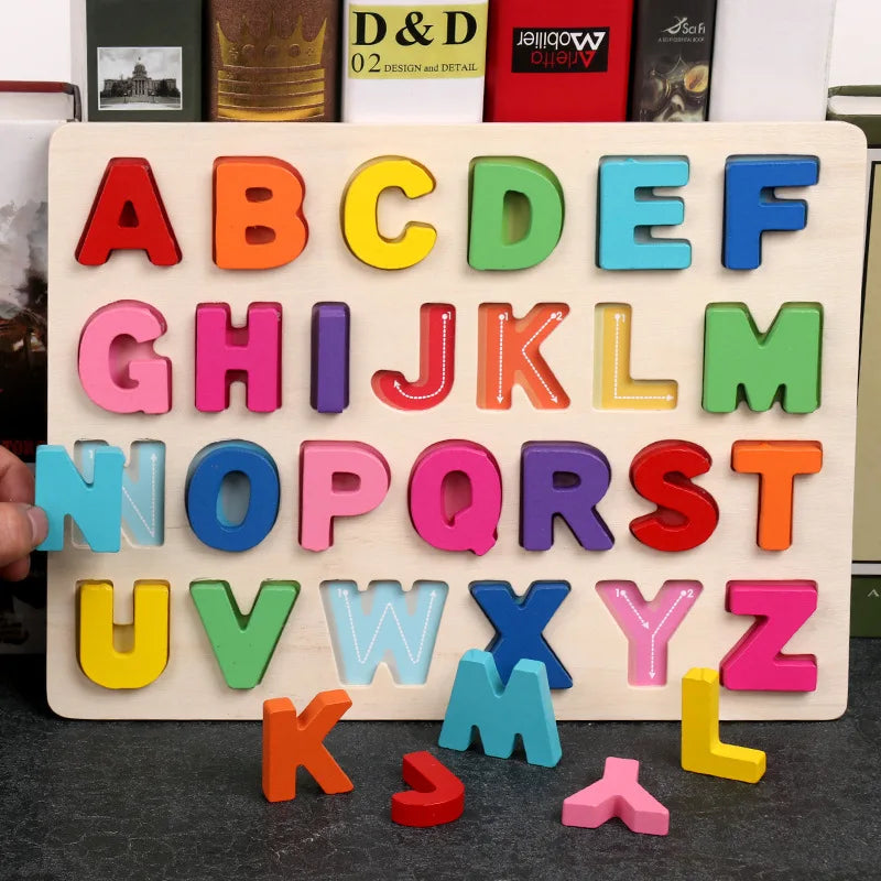 AlphaBlocks – Houten & Educatief – 3D-letterpuzzel