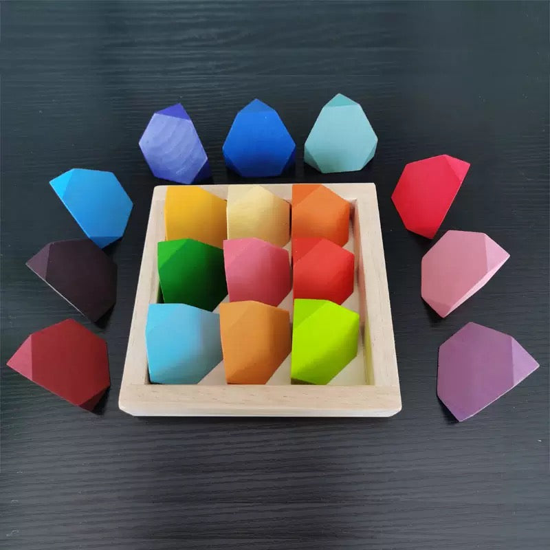 Wooden Corner Creative Blocks - Open ended wooden toys