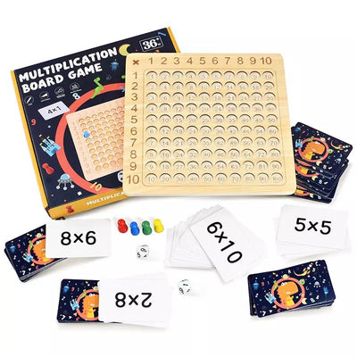 Jeu de société de multiplication - Jouets mathématiques