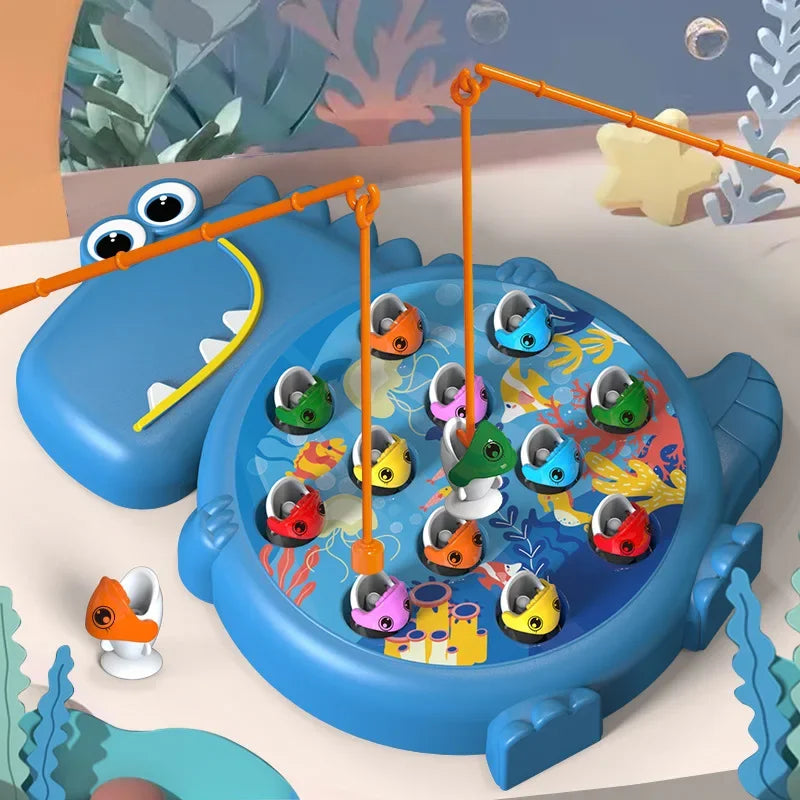 Ensemble de pêche Dino™ – Améliore la concentration – Jeu de pêche magnétique