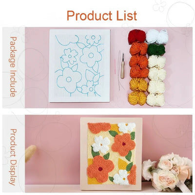 BloomCraft – Creativo y Hecho a Mano – Kit de Inicio de Bordado