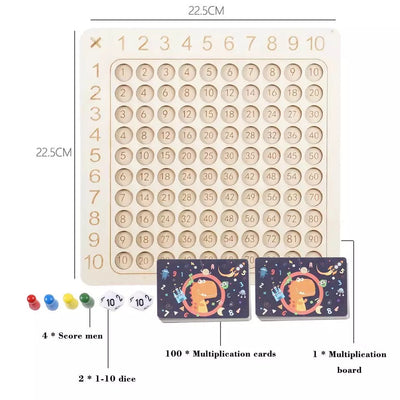 Jeu de société de multiplication - Jouets mathématiques