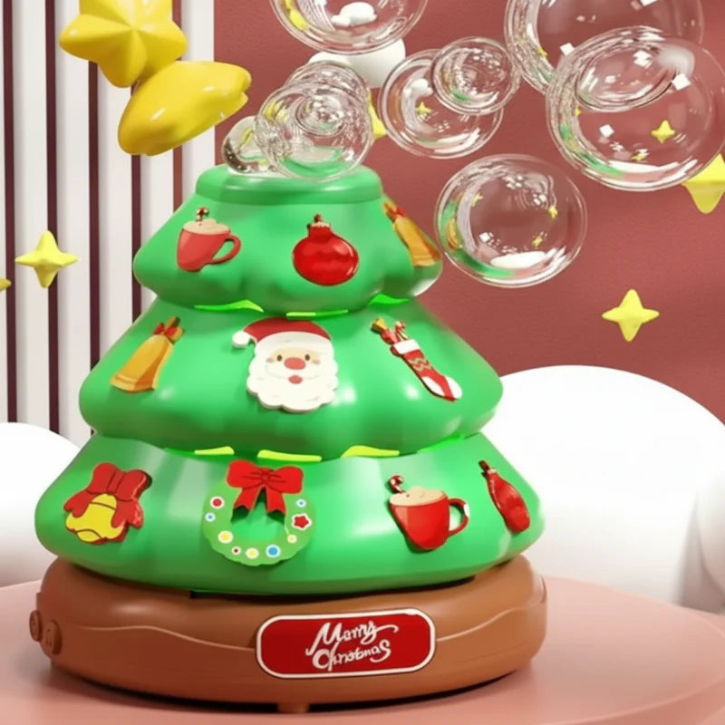 BubbleTree – Mágico y Juguetón – Árbol de Navidad con Música y Burbujas