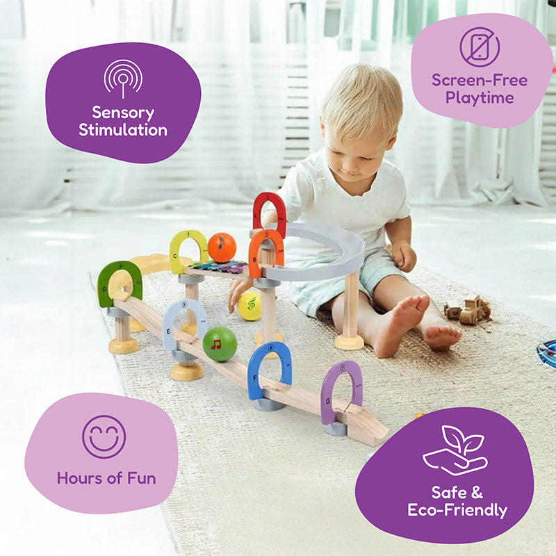 Circuit de billes musical Montessori