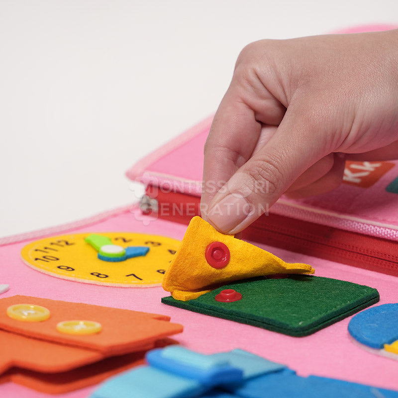 Fidtoy Interactive Busy Bag for Toddlers – Montessori Sensory Learning Toy Age 3+