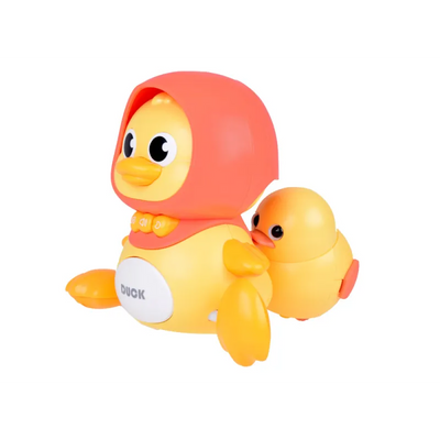 Fidtoy Baby Musical Duck Toy Set with Light Sound Crawling Fun