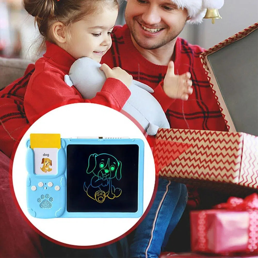 Tablette d'écriture parlante Fidtoy – Apprentissage interactif pour les tout-petits de 3 ans et plus