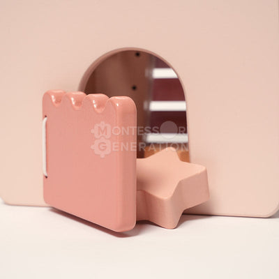 Château d'activités en bois Fidtoy pour enfants de 3 ans et plus - Jouet éducatif