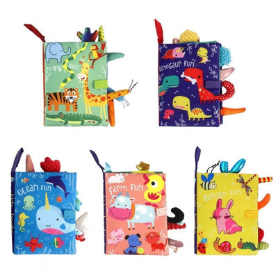 Livre sensoriel doux animal