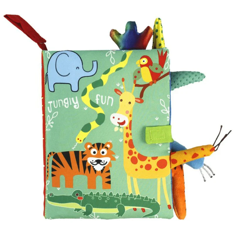 Livre sensoriel doux animal