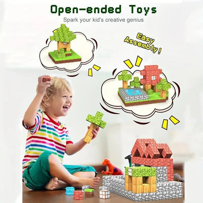 Fidtoy Magnetic Building Blocks Set for Kids – STEM Construction Toys for Creative Learning