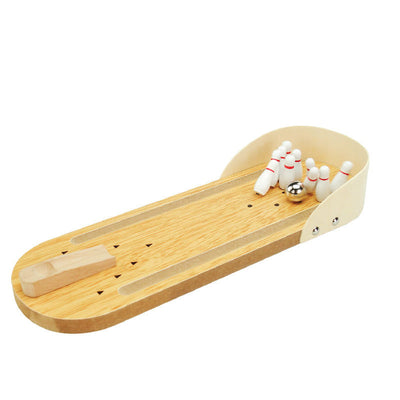 Mini Wooden  Bowling Game-Fine motor skills toys