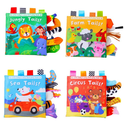 Libro Blando Montessori Colas de Animales