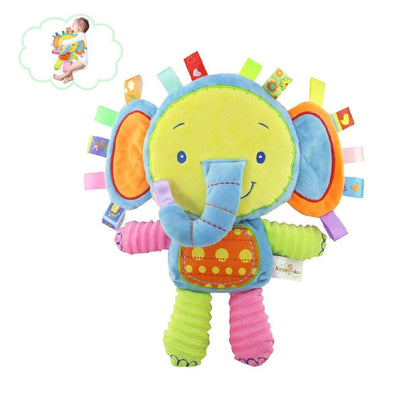 Elefante de peluche Montessori para bebé