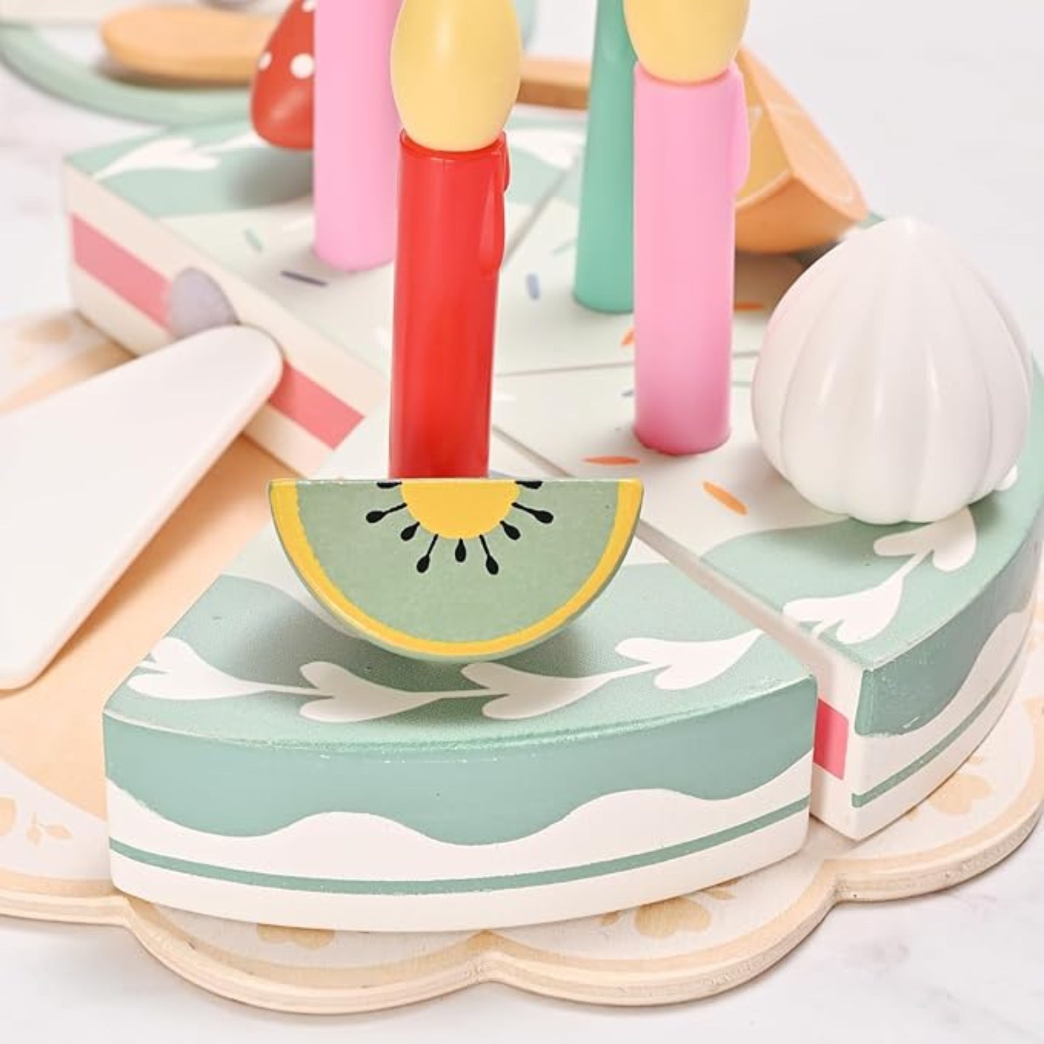 Tarta de cumpleaños Montessori