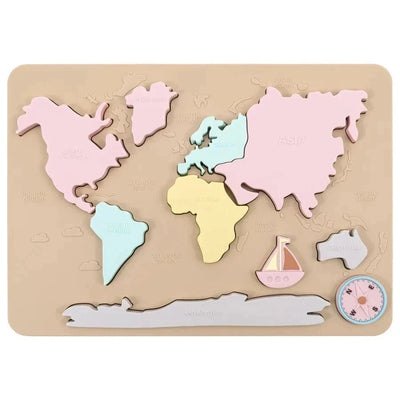 Montessori Continent Map