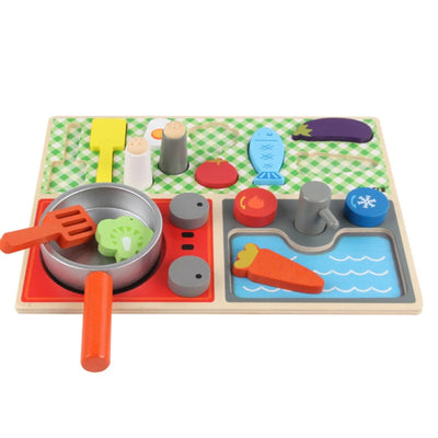 Casa de juego de cocina Montessori