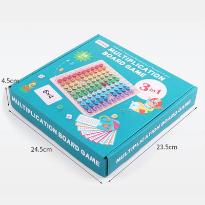 Jeu de société de multiplication Montessori