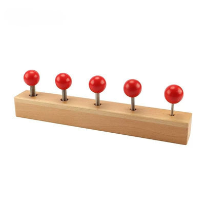 Juego de Tuercas y Tornillos Montessori B - Material de Vida Práctica para Motricidad Fina