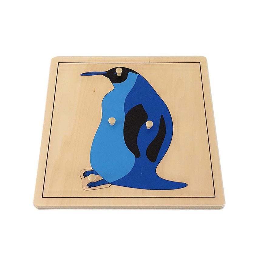 Rompecabezas de pingüinos Montessori