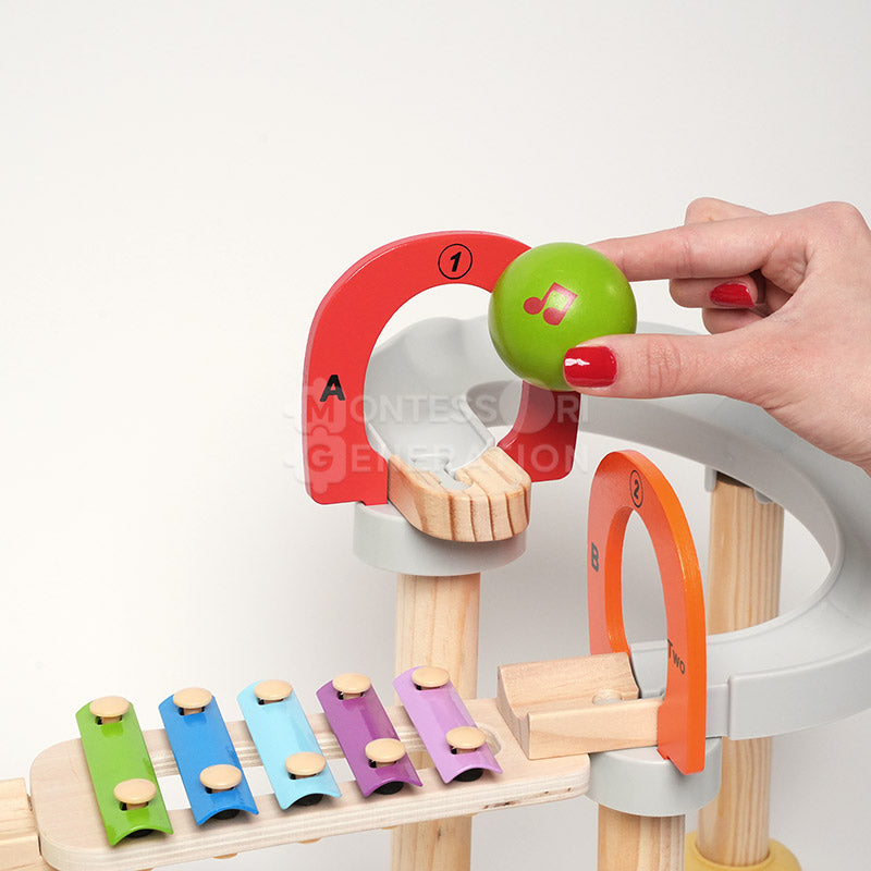 Circuit de billes musical Montessori