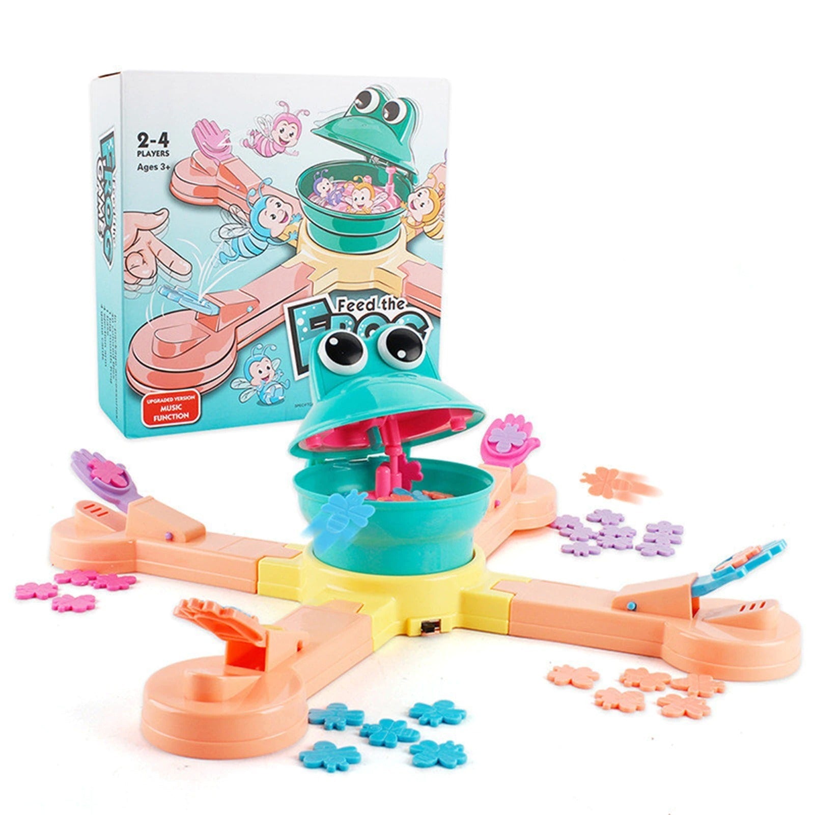 Feed the Frog™ - Lancez les insectes dans la bouche - Jeu de société familial