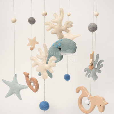 Móvil de Cuna para Bebés Fidtoy Ocean, Decoración Colgante para Guardería, 0+ meses