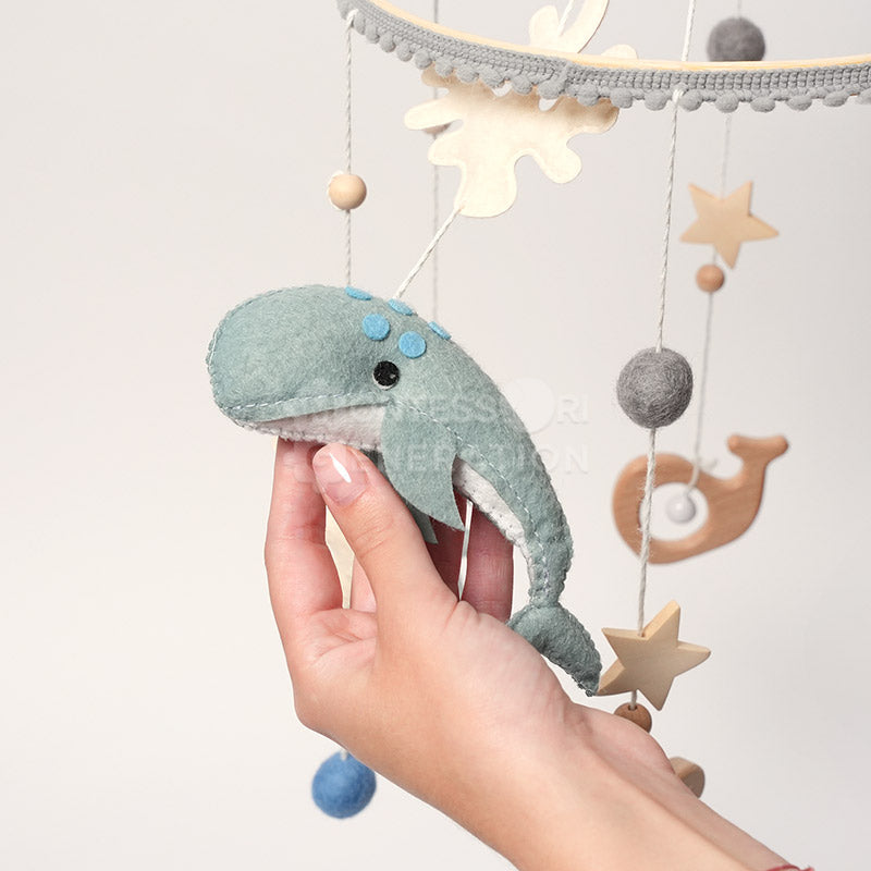 Móvil de Cuna para Bebés Fidtoy Ocean, Decoración Colgante para Guardería, 0+ meses