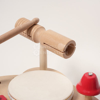 Fidtoy Ensemble de Percussion en Bois pour Enfants – Jouet Instrument de Musique 3+