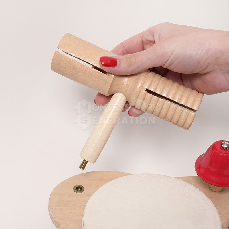 Fidtoy Ensemble de Percussion en Bois pour Enfants – Jouet Instrument de Musique 3+