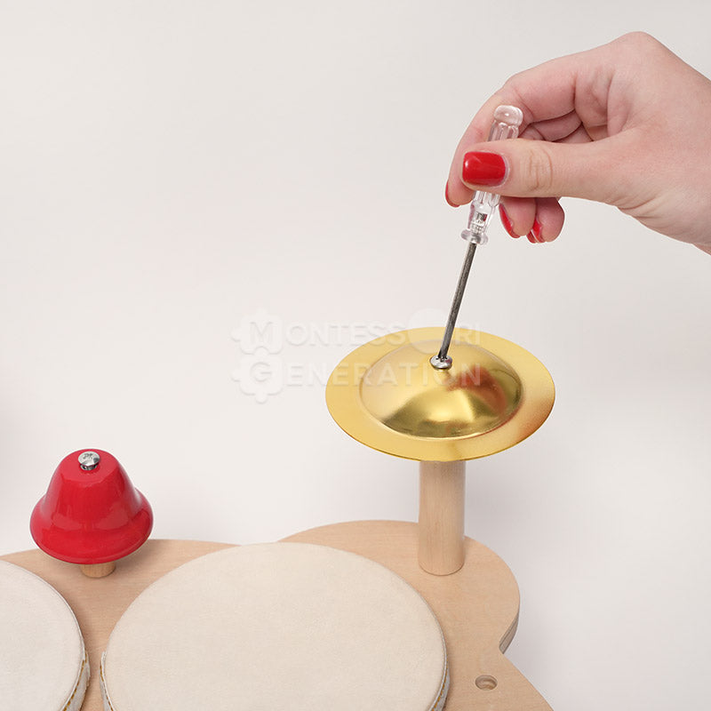 Fidtoy Ensemble de Percussion en Bois pour Enfants – Jouet Instrument de Musique 3+