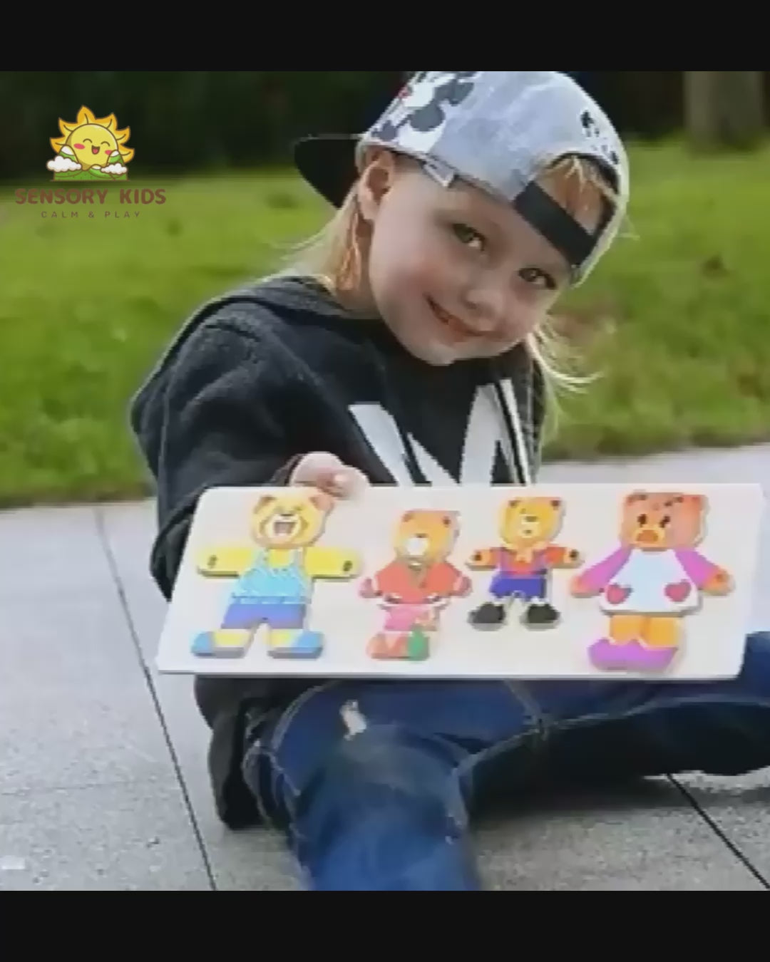 Fidtoy Montessori Wooden Animal Jigsaw Puzzle Toys for Toddlers – Educational & Fun Learning
