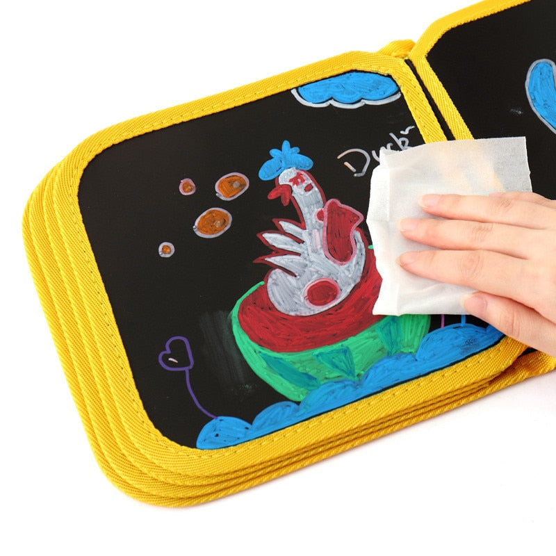 Children Magic Drawing Book (Water Chalk Reusable Drawing Board)