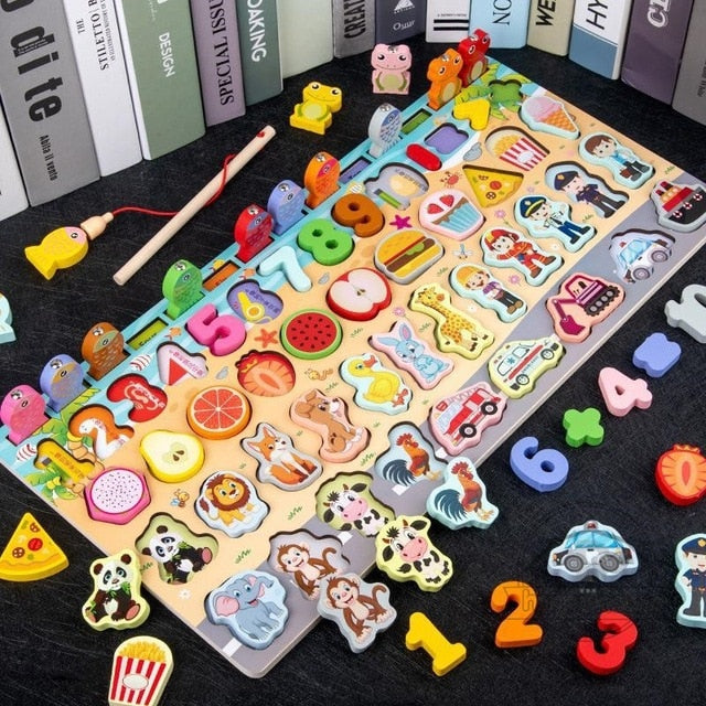 Fidtoy Juguetes Educativos de Madera Montessori para Niños