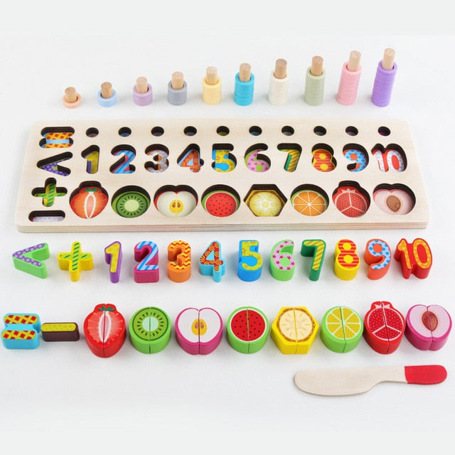 Fidtoy Juguetes Educativos de Madera Montessori para Niños