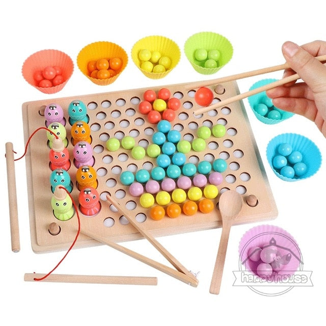 Fidtoy Juguetes Educativos de Madera Montessori para Niños