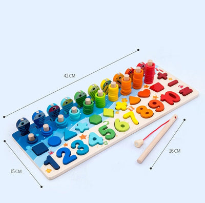 Fidtoy Juguetes Educativos de Madera Montessori para Niños