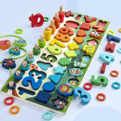 Fidtoy Juguetes Educativos de Madera Montessori para Niños