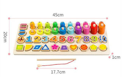 Fidtoy Juguetes Educativos de Madera Montessori para Niños