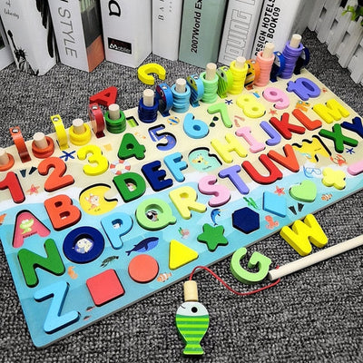 Fidtoy Juguetes Educativos de Madera Montessori para Niños