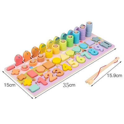 Fidtoy Juguetes Educativos de Madera Montessori para Niños
