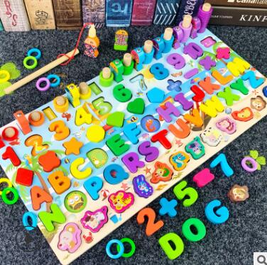 Fidtoy Juguetes Educativos de Madera Montessori para Niños
