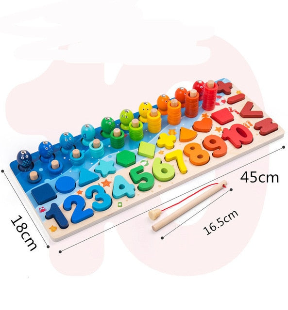 Fidtoy Juguetes Educativos de Madera Montessori para Niños